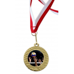 Medal złoty SIATKÓWKA 40 mm